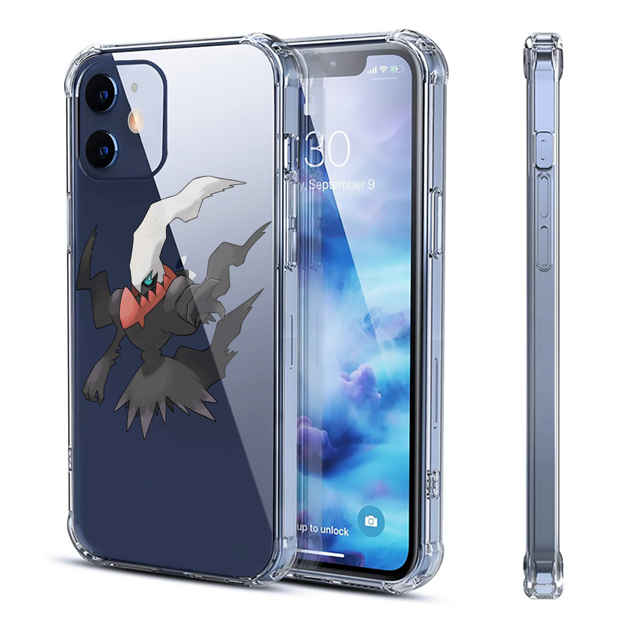 （画像用） ポケットモンスター Pokémon 【iPhone 12シリーズ対応】透明スマホケース（クリアソフトケース）